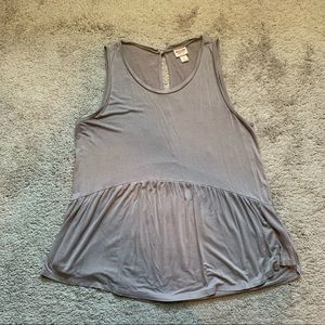 Mossimo peplum style tank